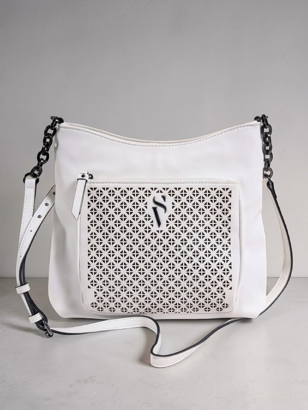 Simply Vera Vera Wang Bright White Minimalist Crossbody Bag